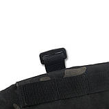 РПС пояс Kiborg R-1 (М) Чорний Мультикам з системою MOLLE Cordura 1000D / Ремінно-Поясна Система з IRR-покриттям, фото 7