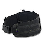 РПС пояс Kiborg R-1 (М) Чорний Мультикам з системою MOLLE Cordura 1000D / Ремінно-Поясна Система з IRR-покриттям, фото 9