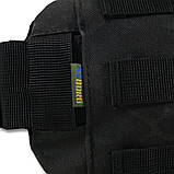РПС пояс Kiborg R-1 (М) Чорний Мультикам з системою MOLLE Cordura 1000D / Ремінно-Поясна Система з IRR-покриттям, фото 10