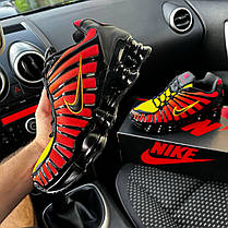 Чоловічі кросівки Nike Shox TL Sunrise Black Orange Tiger Найк Шокс помаранчеві повітряна камера air демісезон, фото 4