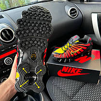 Чоловічі кросівки Nike Shox TL Sunrise Black Orange Tiger Найк Шокс помаранчеві повітряна камера air демісезон, фото 6