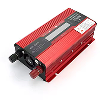 Перетворювач напруги - інвертор KME-1200D AC/DC 12V-220V 1200W c LCD екраном, фото 4