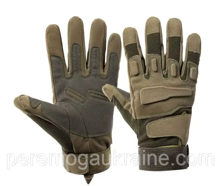 Рукавички тактичні повнопалі Solve Olive KT60001322 XL