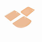 Набір 3-пр. для тіста (тесторізка + скребок + декоратор) SUN Plastik, Туреччина PD-3204, фото 3