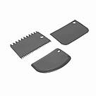 Набір 3-пр. для тіста (тесторізка + скребок + декоратор) SUN Plastik, Туреччина PD-3204, фото 4