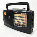 Всехвильовий радіоприймач KIPO KB-308AC, Радіоприймач з розширеним діапазоном простий IE-92, фото 9