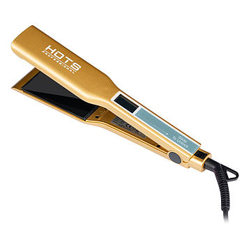 Професійний вирівнювач Hots Professional Titanium Keratin для кератинового випрямлення волосся, золотий (HPKeratin-GO)