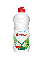 Гель для миття посуду Active з ароматом Зеленого Яблука 500 мл