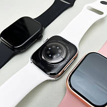 Розумний смарт годинник з бездротовими навушниками і зарядкою Megabox 6в1 Smart Watch 9+Air Pro 2+Power Bank Рожевий, фото 3