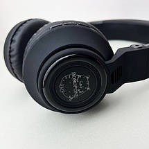 Дитячі бездротові Bluetooth навушники Cat Ear Borofone BO18 накладні з котячими вушками мікрофоном Чорний, фото 5