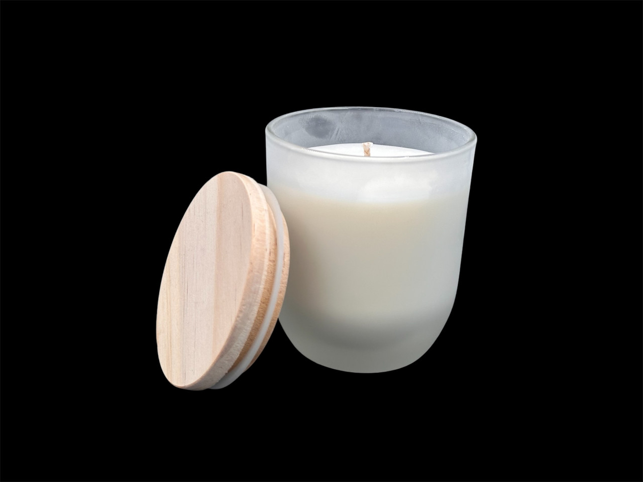 Аромасвічка з ґнітом. Гарбузово-ванільні зефірки. 85х70мм, фото 1