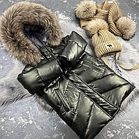 Куртка - пальто зимова дитяча Bakota Khaki 110-116