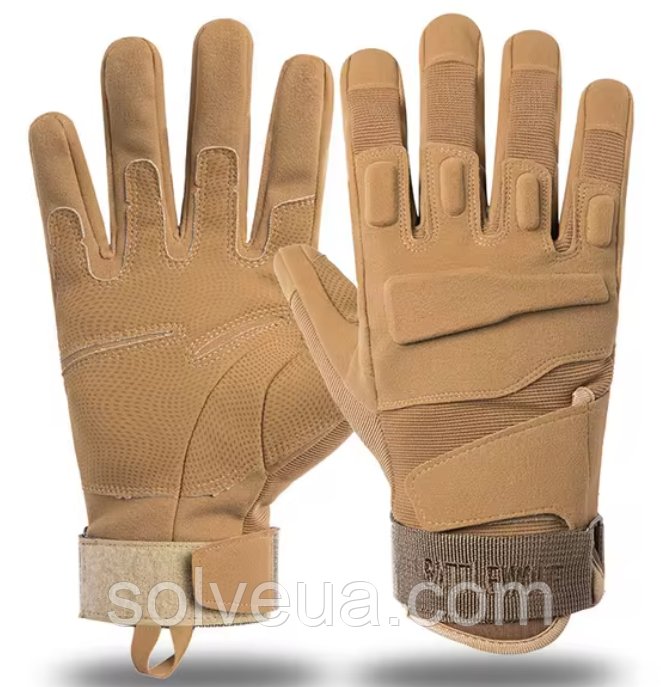Тактичні повнопалі рукавички Solve Coyote KT60001325 XL solve, фото 1
