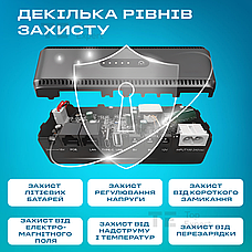 Джерело безперебійного живлення DC-UPS 8800mAh 18W 5V/9V/12V міні ДБЖ для роутера ups безперебійник для дому, фото 6