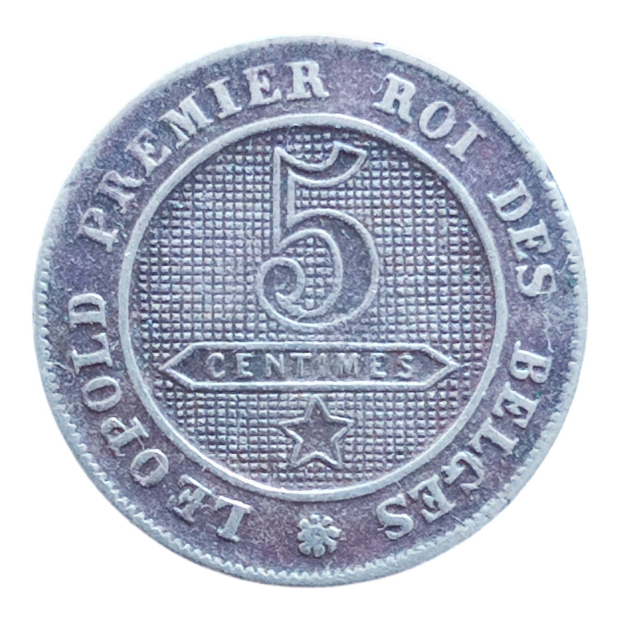 Бельгія 5 сантимів, 1862