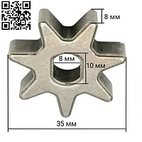 Зірочка Eurotec GC 112 Данило Мастер 2400 Тайга WinTech Вінтеч (D=35 мм, H=8 мм, d=8-10 мм) для електропил