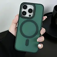 Чохол Magnetic Color з Magsafe для iPhone 11 Pro Max (Forest Green)