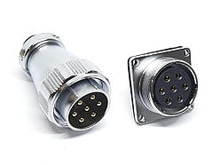 Роз'єм WS28-7P 7 контактів пари