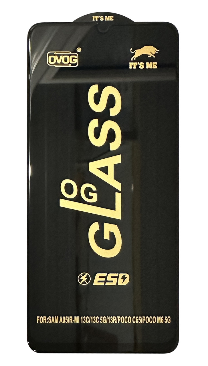 Захисне скло NoName ITS ME для Samsung A05 A055/Samsung A06 A065 Чорне, фото 1