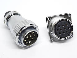 Роз'єм WS28-10P 10 контактів пара