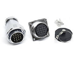 Роз'єм WS28-16P 16 контактів пари