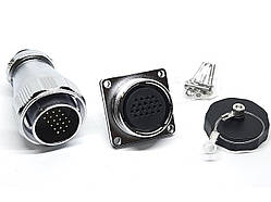 Роз'єм WS28-20P 20 контактів пари