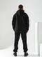 Чоловічий спортивний теплий костюм на флісі Чорний 46/48 - фото 7 - id-p2360161892