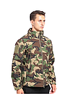 Водонепроникна тактична куртка SOFTSHELL із флісом Solve Woodland KT6000820 розмір L, фото 3