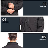 Куртка водонепроникна SOFTSHELL із флісом Solve KT6000801 Black розмір 3XL, фото 4