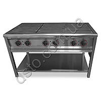 Плита на 6 конфорок на підставці ПЕ-6 Н
