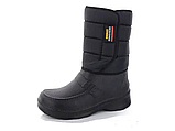 Зимові чорні черевики пінка ЕВА широка стопа розмір 41 42 43 44 Україна, фото 7