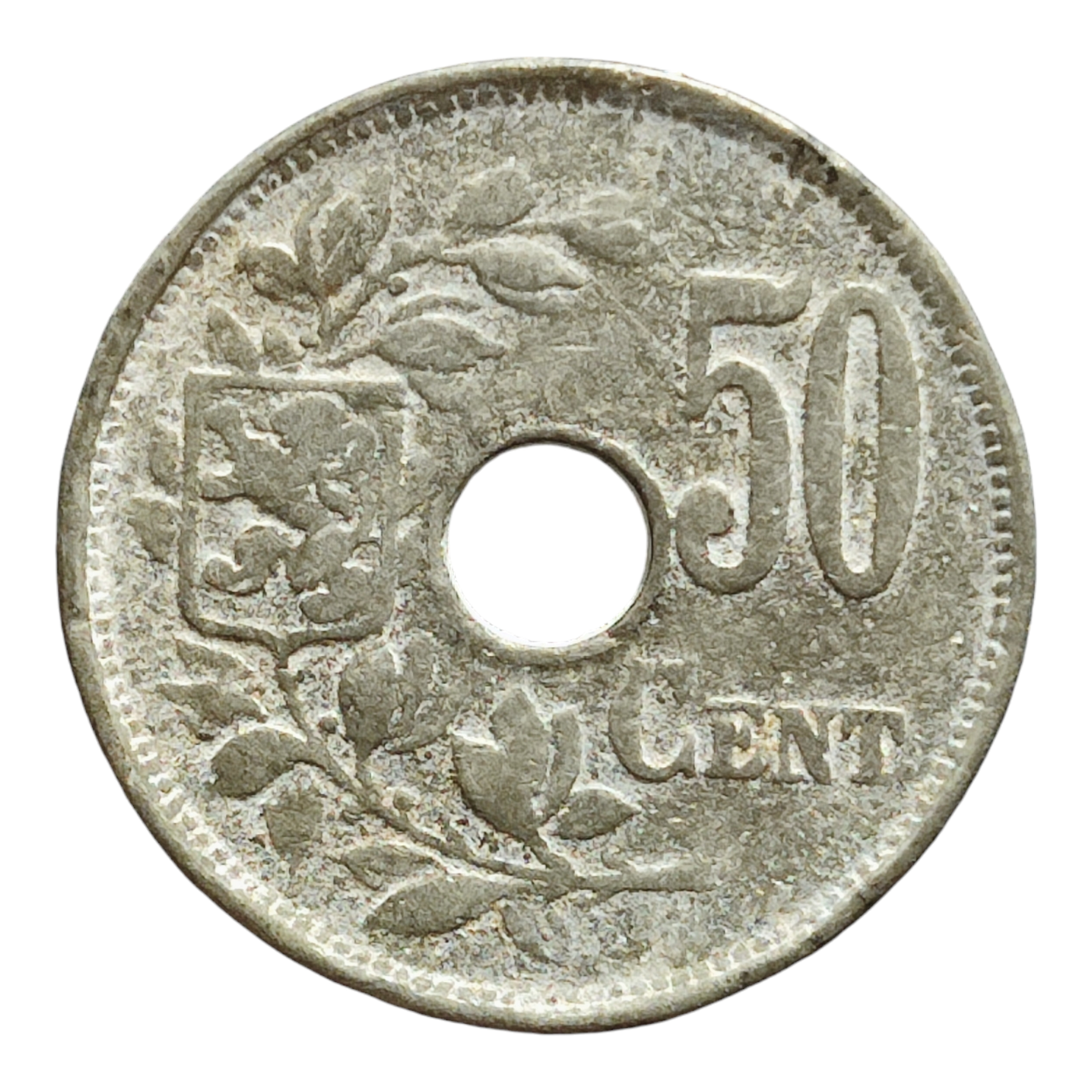 Бельгія 50 сантимів, 1918