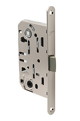 Механізм для дверей під WC із пластиковим язичком Safita SN сатин нікель