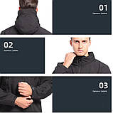 Водонепроникна тактична куртка SOFTSHELL із флісом Solve Black KT6000801 solve, фото 5