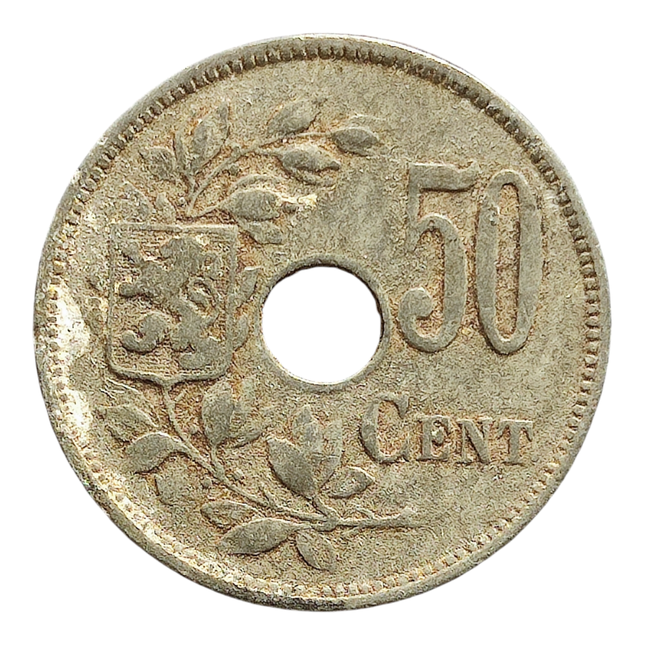 Бельгія 50 сантимів, 1918