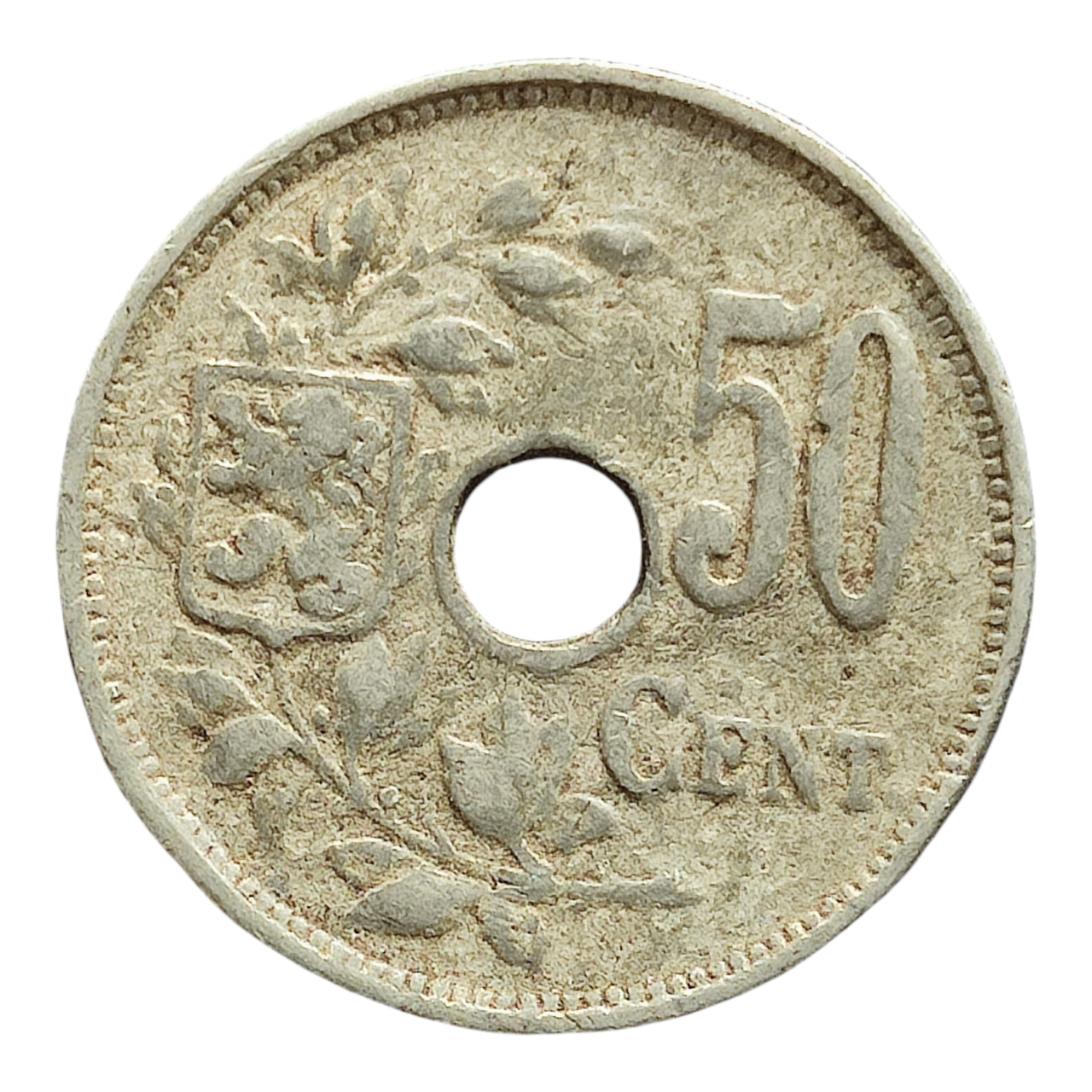 Бельгія 50 сантимів, 1918