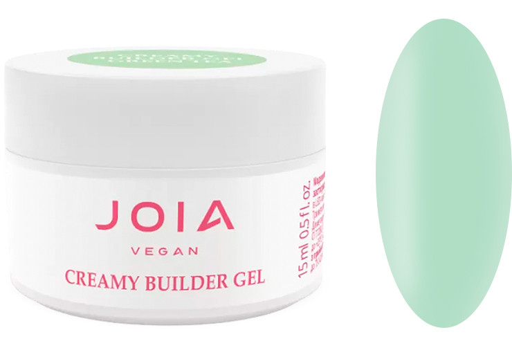 Моделювальний гель Creamy Builder Gel Green Tea JOIA vegan, 15 мл