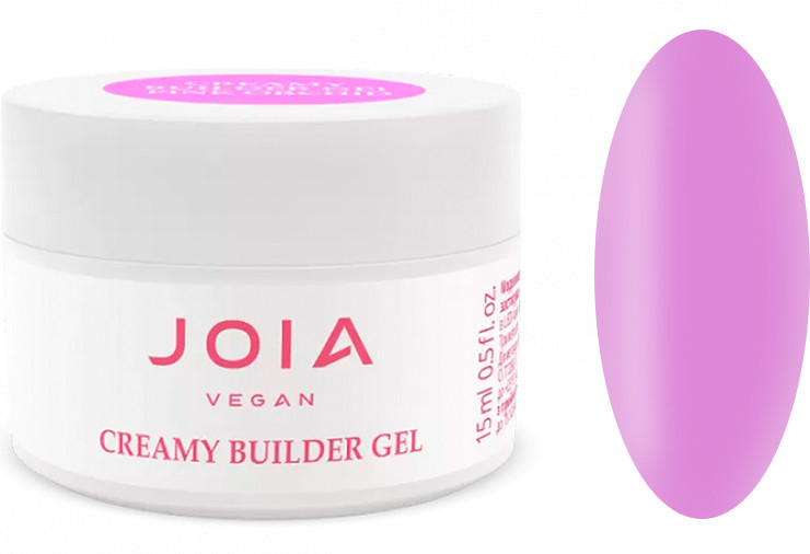 Моделювальний гель Creamy Builder Gel Plum Rose JOIA vegan, 15 мл