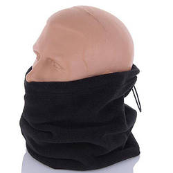 Флісовий баф із затяжкою "Чорний" від виробника (17107-4)