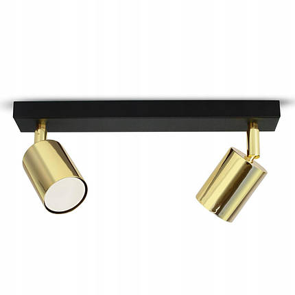 Светодіодна люстра Стелева Black & Gold Edition, фото 1