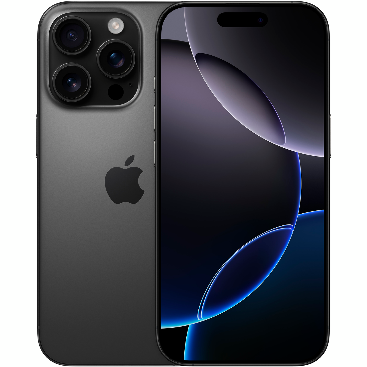 Смартфон Apple iPhone 16 Pro 128GB  Dual  SIM Black Titanium Active (MYLN3)