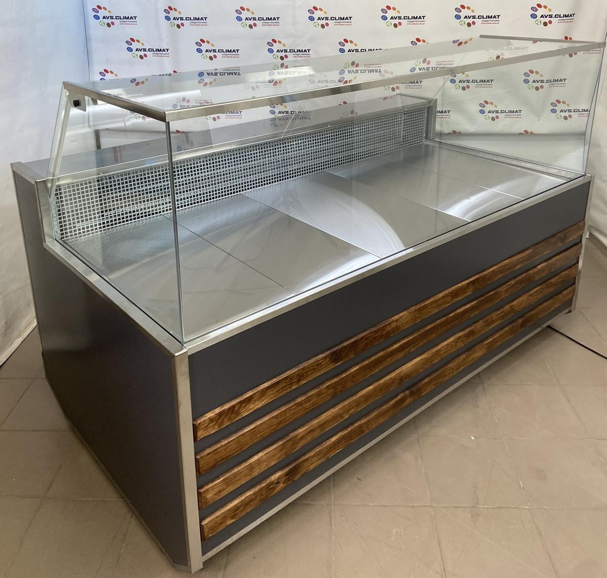 Холодильна вітрина середньотемпературна AVS OPTIMUM CUBE DL(динаміка) 2,0 м
