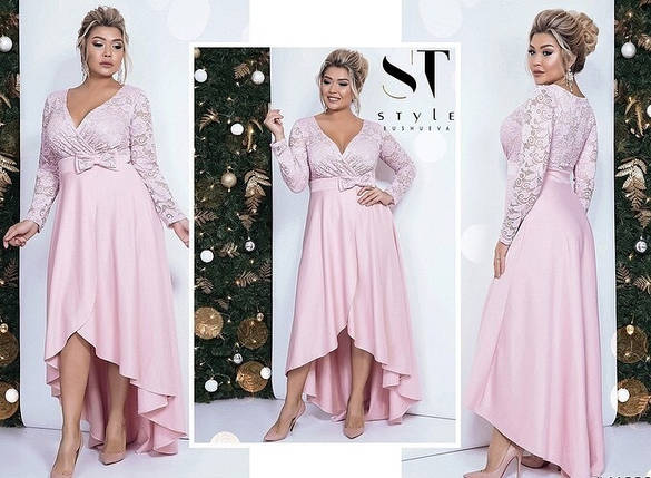 Неймовірна жіноча сукня, тканина "Трикотаж" розмір 48, фото 1