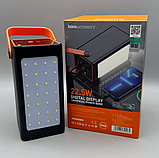 🖤УМБ Power Bank HOCO J107 90000mAh 22,5W 4USB/Type-C, швидка зарядка, потужний ліхтар, Чорний, фото 7