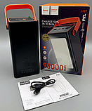 🖤УМБ Power Bank HOCO J107 90000mAh 22,5W 4USB/Type-C, швидка зарядка, потужний ліхтар, Чорний, фото 9