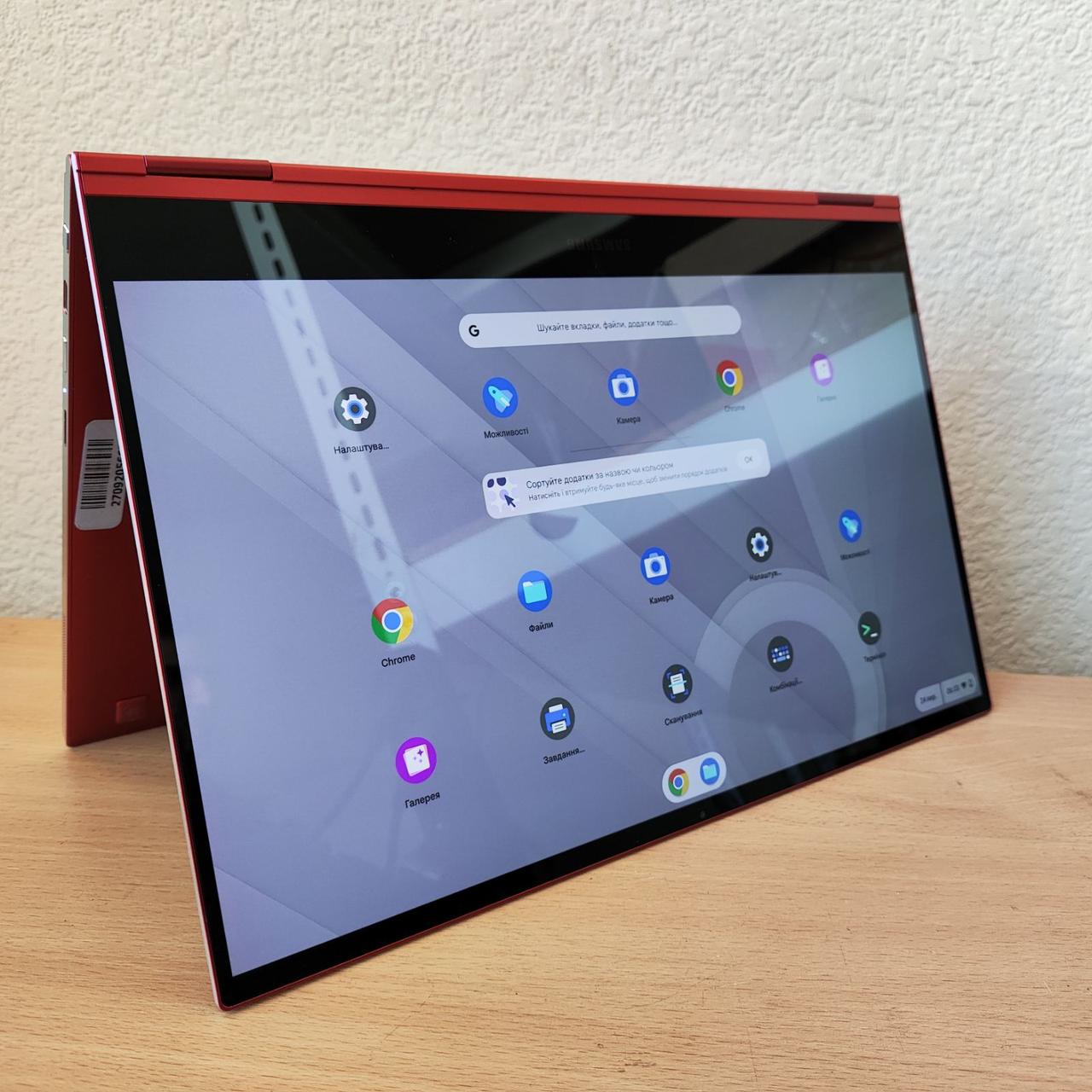 Хромбук, трансформер Samsung Galaxy XE930QCA 13.3"QHD(3840x2160) Amoled i5-10210Gen(4 ядра)/8GB/256SSD Touch + Стилус