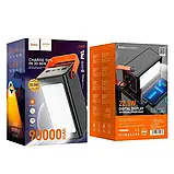 🖤УМБ Power Bank HOCO J107 90000mAh 22,5W 4USB/Type-C, швидка зарядка, потужний ліхтар, Чорний, фото 8