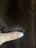Шуба норка напівшубок норковий суцільна норка автоледі з норки 52 54-й розмір., фото 4