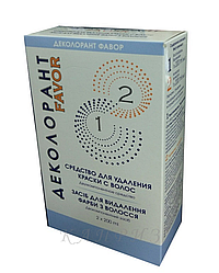 Деколорант для видалення фарби з волосся Favor 2×200 мл