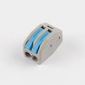 РСТ - 212 Клемма быстрого монтажа на 2 проводника с рычагами ( BLUE)